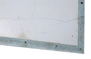 old slidepad with cracked base